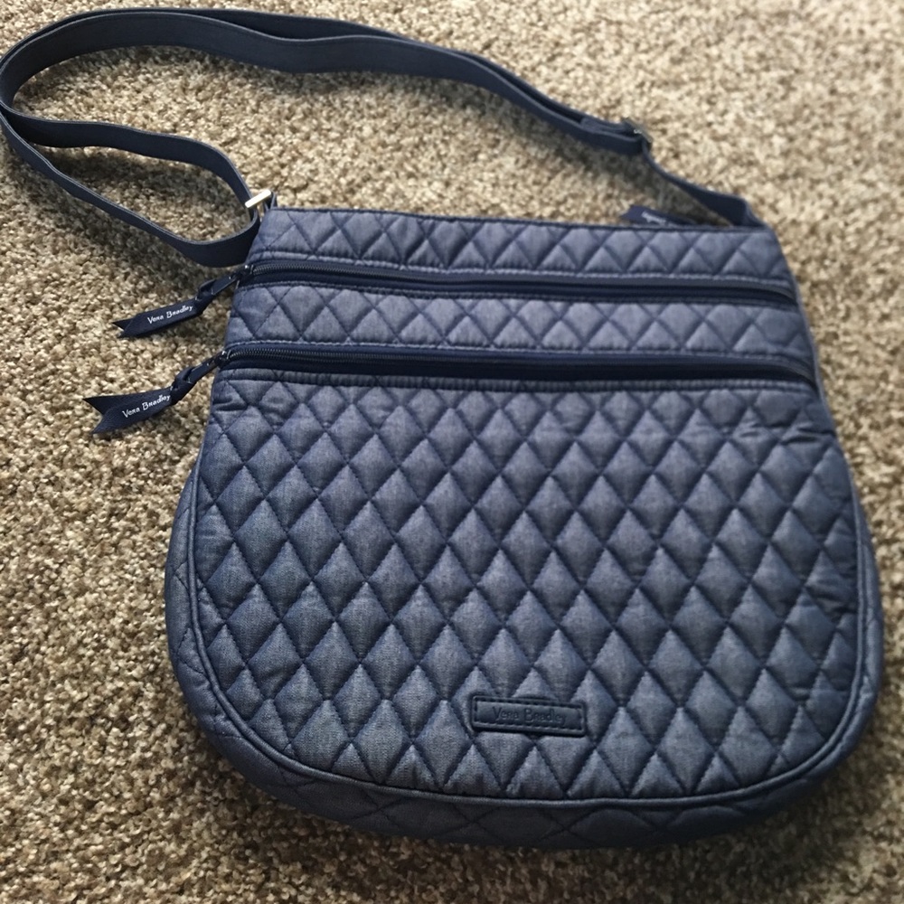 New! VERA BRADLEY Denim Crossbody bag